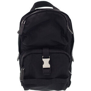 Prada Black Tessuto Montagna Sling Backpack
